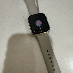Smart Wearable Watch with Gray Band